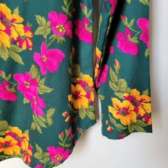 EUC VINTAGE LAURISSA FLORAL LONGSLEEVES TOP SIZE SMALL - Picture 6 of 14